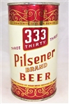  333 Pilsener Brand Flat Top Beer Can 