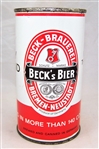  Becks Flat Top Beer Can