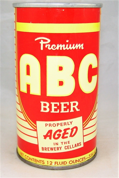  ABC Premium Test Tab Top Beer Can