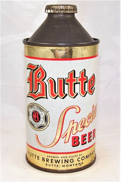  Butte Special Cone Top Beer Can