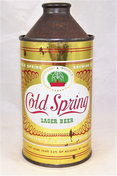  Cold Spring NMT 3.2% Cone Top Beer Can