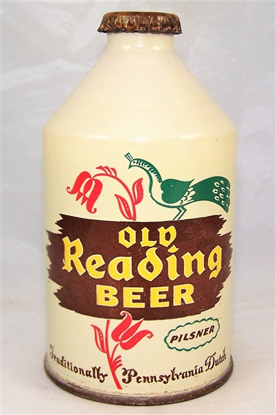  Old Reading Crowntainer Beer Can, Clean
