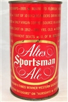  Altes Sportsman Ale Flat Top Beer can