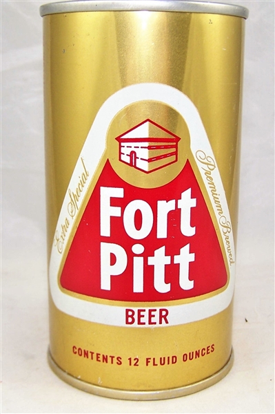  Fort Pitt Metallic Tab Top Beer Can