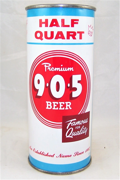  9-0-5 Half Quart Flat Top Beer Can