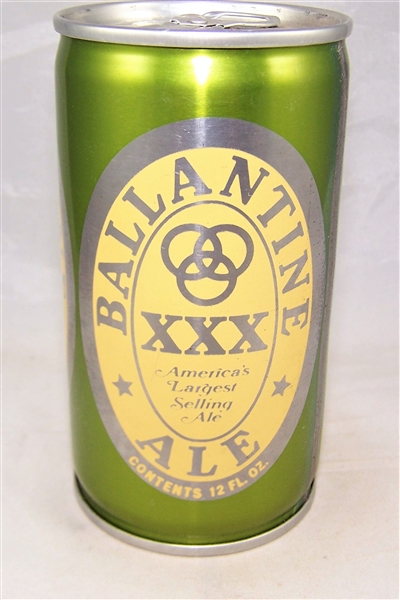   Ballantine Ale Test Can Crimped Steel
