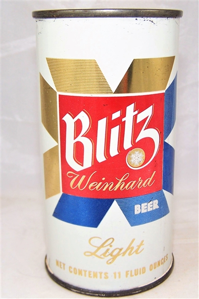  Blitz Weinhard 11 Ounce Flat Top Beer Can