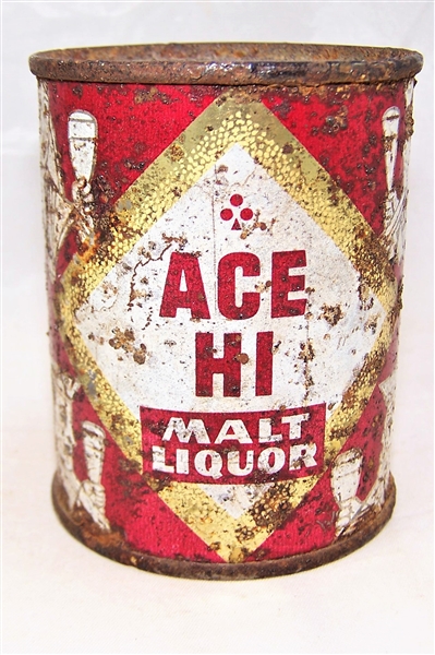  Ace Hi Malt Liquor 8 Ounce Flat Top