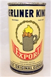  Berliner Kindl Export Flat Top Beer Can
