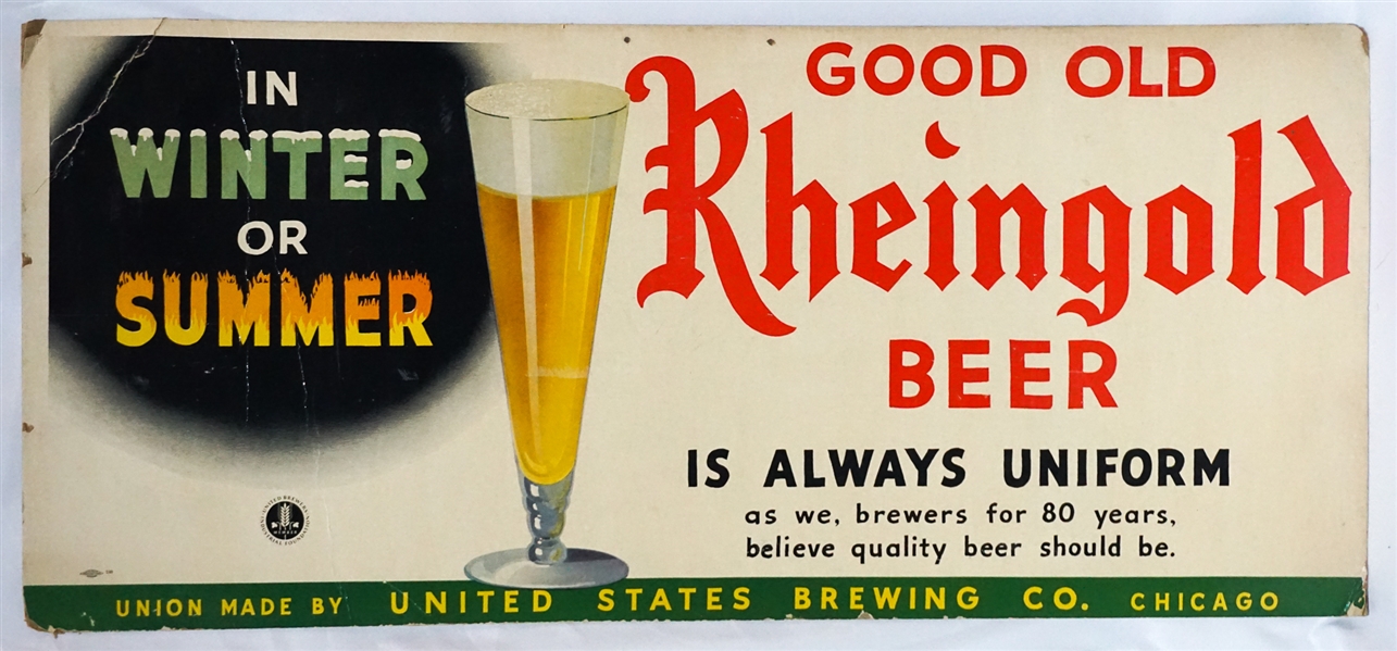  Good Old Rheingold Beer sign