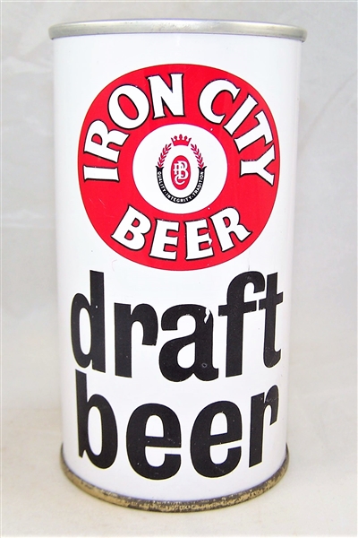  Iron City Draft Zip Top Beer Can