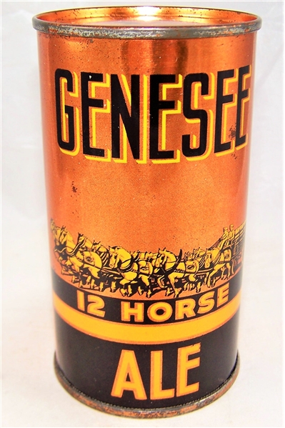  Genesee 12 Horse Ale Opening Instruction Beer Can