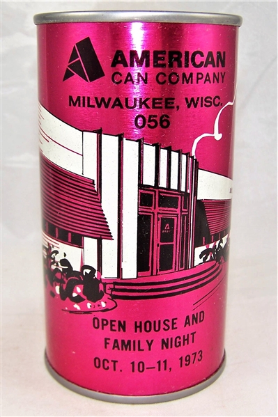  American Can Co. 1973 Open House Bank Top