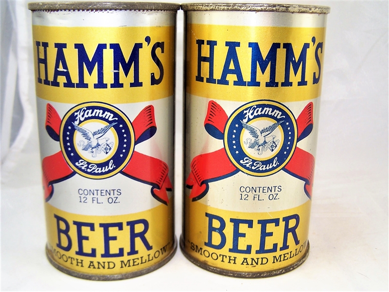  Hamms Metallic Opening Instruction Can Only the can on the right