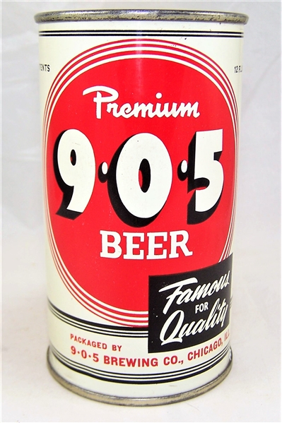  9-0-5 Premium Flat Top Beer Can