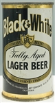 Black & White Fully Aged Lager Beer flat top 