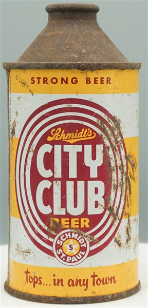 Schmidts City Club Beer cone top - Strong Beer variation