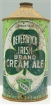 Beverwyck Irish Brand Cream Ale quart cone top 