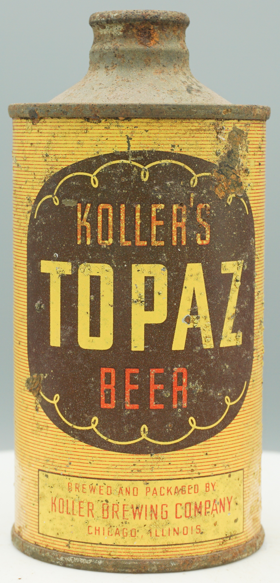 Lot Detail Koller S Topaz Beer J Spout Cone Top