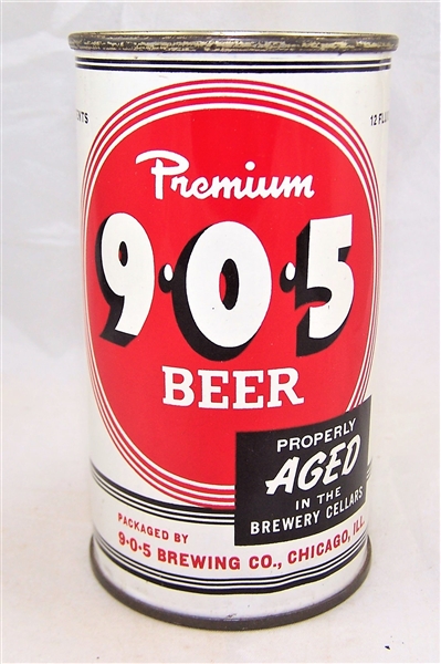  9-0-5 Premium Flat Top Beer Can