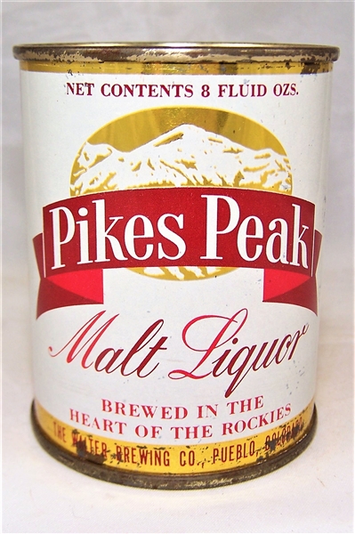  Pikes Peak Malt Liquor 8 Ounce Flat Top 242-07