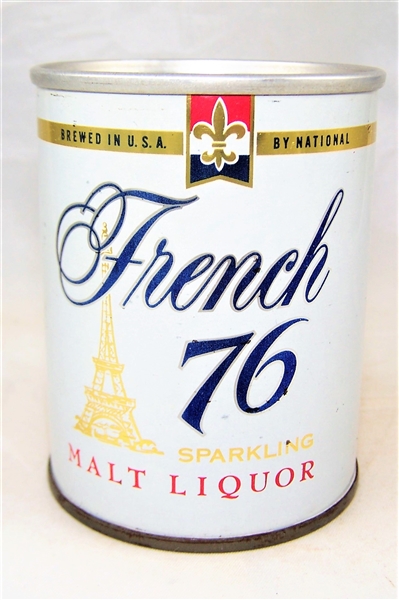  French 76 8 Ounce Malt Liquor U-Tab Beer Can Vol II 28-30