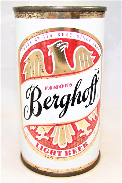  Berghoff Light Flat Top Beer Can 36-14
