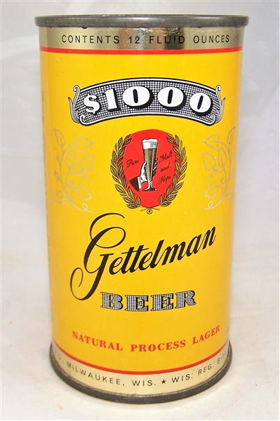  1000 Gettelman Natural Process Flat Top 109-11