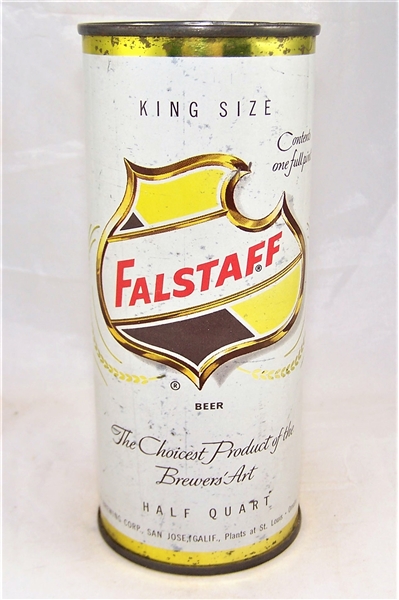  Falstaff (San Jose, CA)16 Ounce Flat Top Beer Can. 229-06