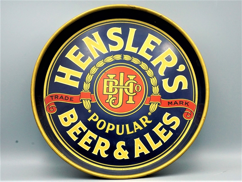  Henslers Popular Beer and Ale Tray