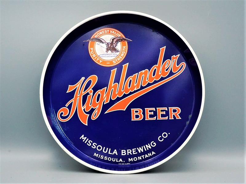  Highlander (Montana) Beer Tray