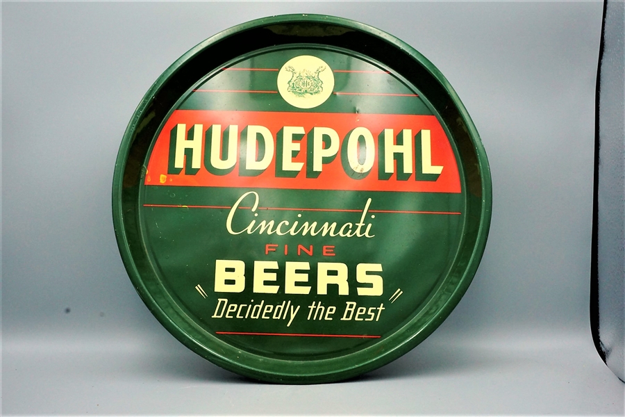  Hudepohl Cincinnati Fine Beer Tray
