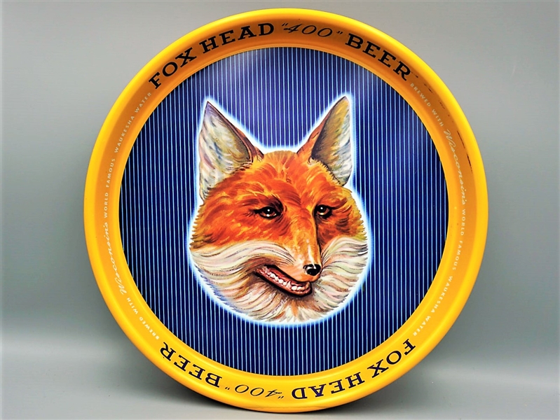  Fox Head "400" Beer Tray