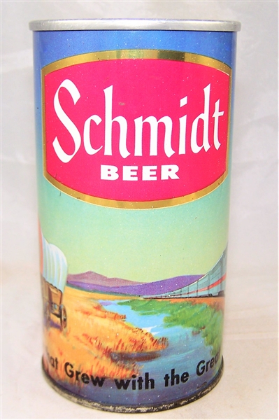  Schmidt Zip Top (Covered Wagon) Beer Can Vol II 192-02