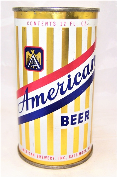  American Flat Top Beer Can, 2 sided, 31-14, WOW!!
