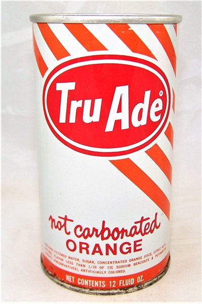 Tru- Ade Orange Soda Fan Tab