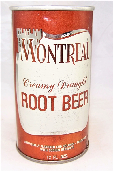  Montreal Creamy Draught Root Beer Fan Tab, 1960s
