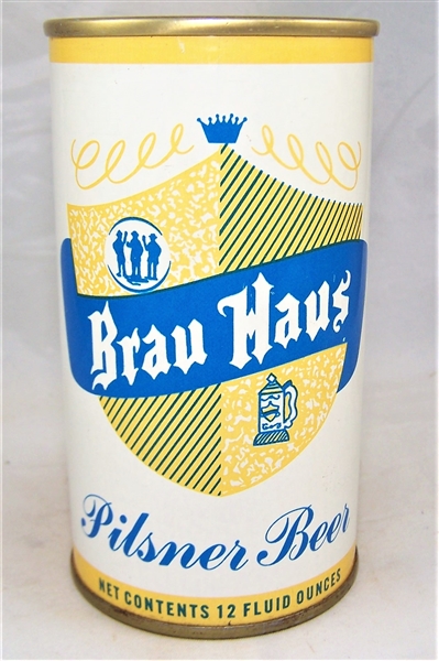  Brau Haus (Enamel Yellow) Pilsner Tab Top, Maier, Vol II 45-06