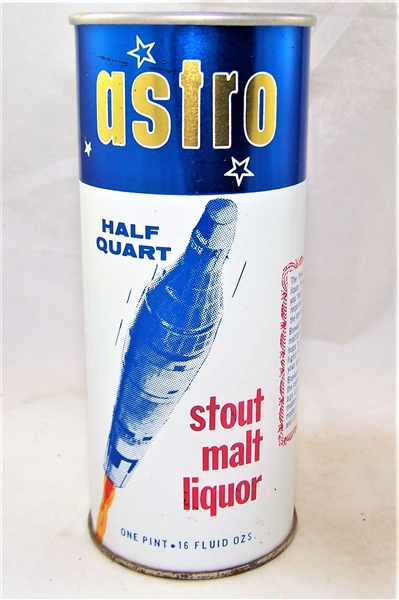 Astro Stout Malt Liquor 16 Ounce Tab Top, Vol II 138-17