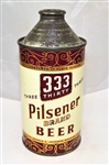  333 Pilsener Brand Cone Top, Non-IRTP, 186-32