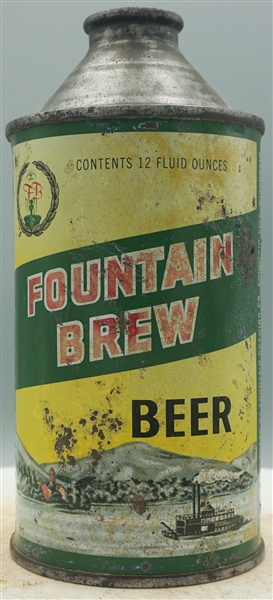 Fountain Brew Beer cone top 