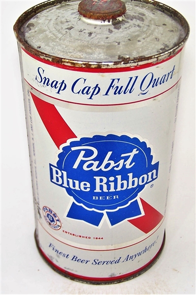  Pabst Blue Ribbon Quart Snap Top, 217-06