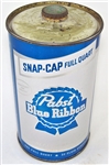  Pabst Blue Ribbon Snap-Cap Quart Cone Top, 217-05 Impeccable!