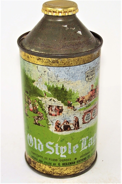  Old Style Lager IRTP Cone Top, Like 177-21