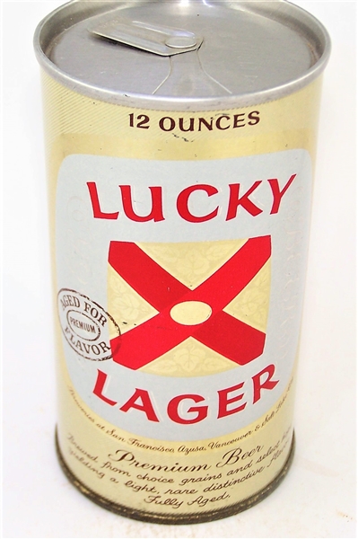  Lucky Lager B.O Zip Top, (Azusa) Vol II 89-02 Beauty!