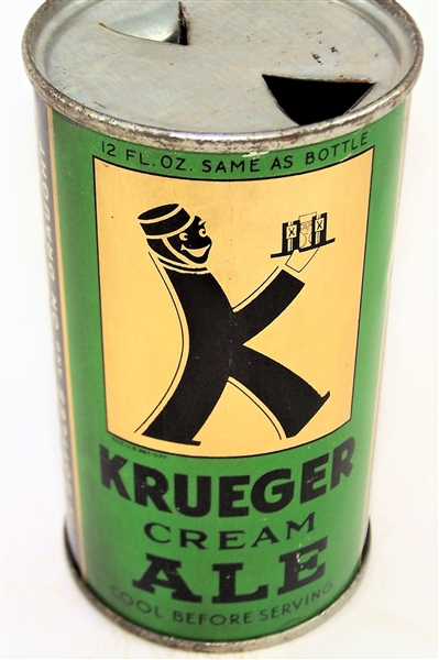  Krueger Cream Ale Opening Instruction Flat Top, USBC-OI 468