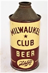  Milwaukee Club Schlitz Cone Top, IRTP, 173-32