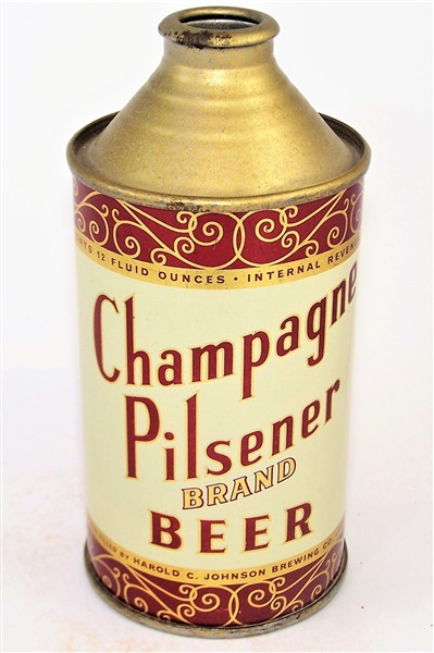  Champagne Pilsener IRTP Cone Top, Not Listed, MINTY!!