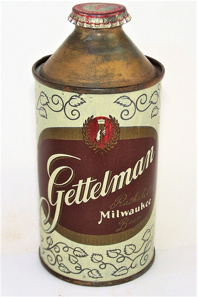  Gettelman Rathskeller Milwaukee Cone Top, 164-24