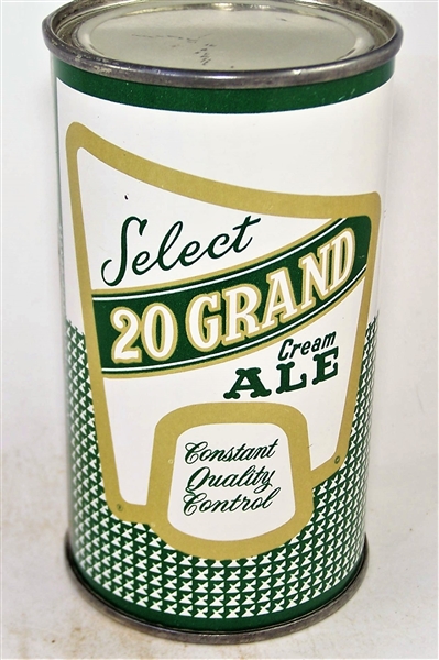  20 Grand Select Cream Ale Flat Top, 142-01